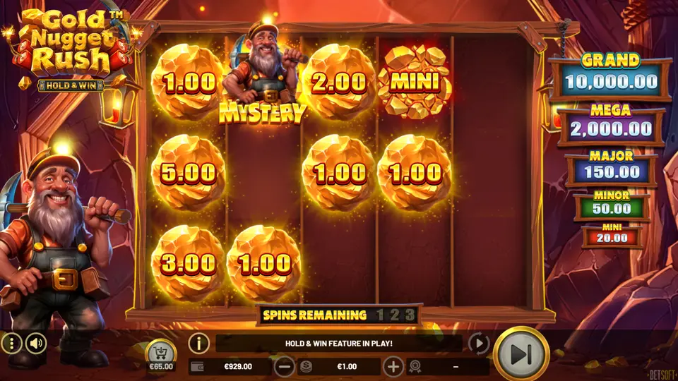 Mystery Bonus symbol transforming into a random prize